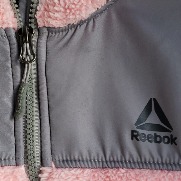 Reebok Zip-Up Fleece Hooded Jacket - Picture 8 of 9